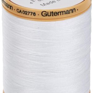 GUTERMANN — Fil de coton naturel blanc