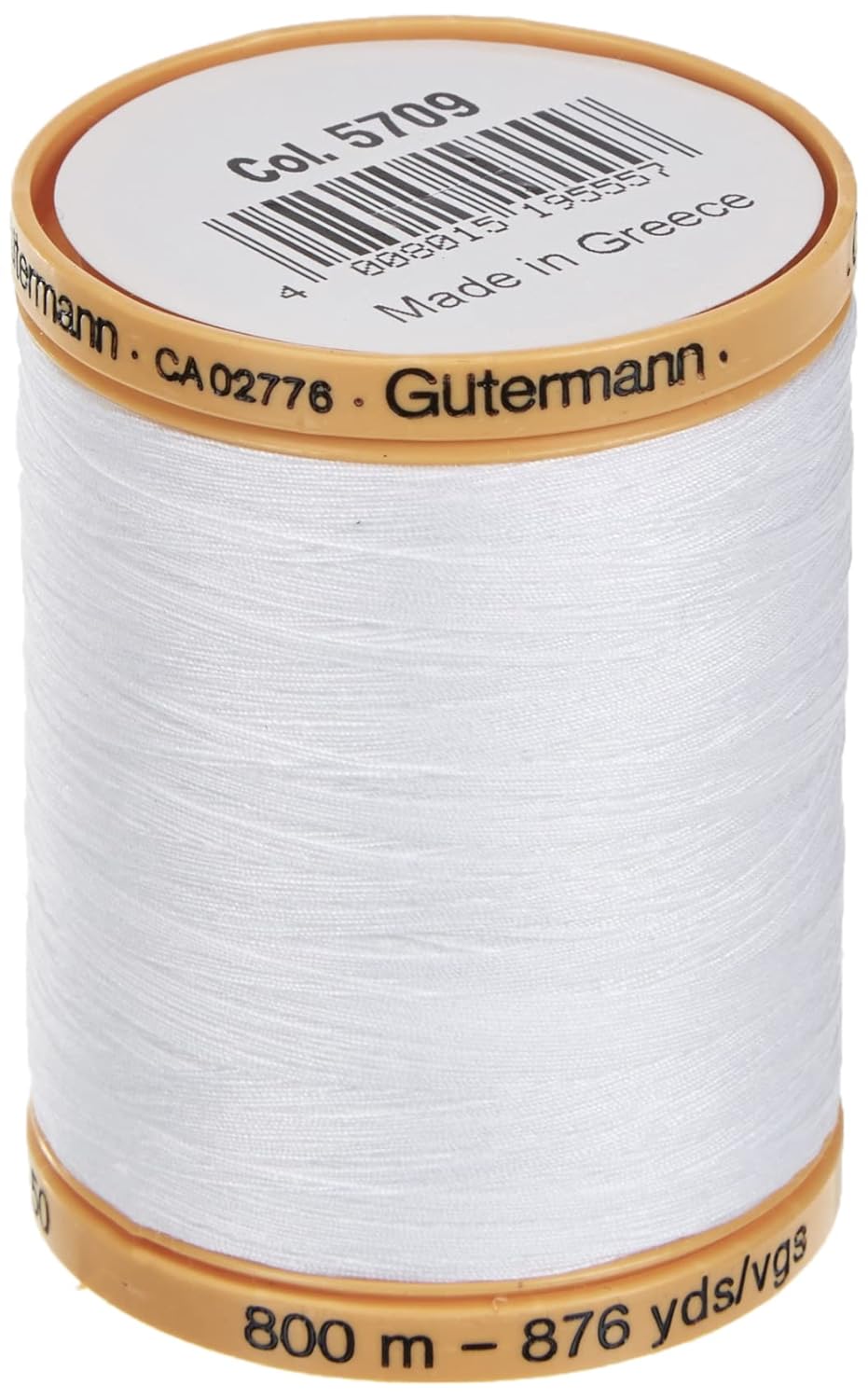 GUTERMANN — Fil de coton naturel blanc