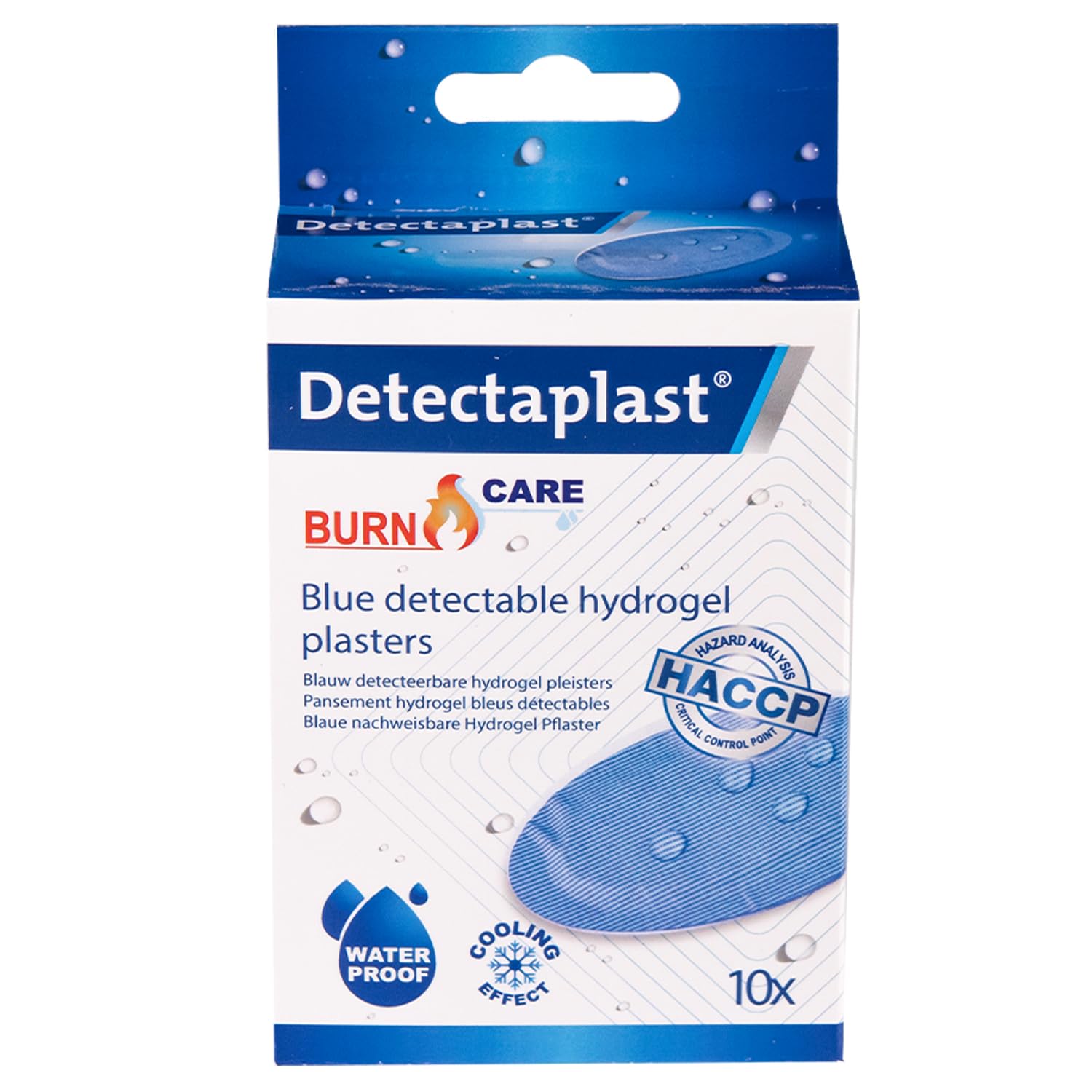 DETECTAPLAST — Pansement hydrogel pour brûlures x10