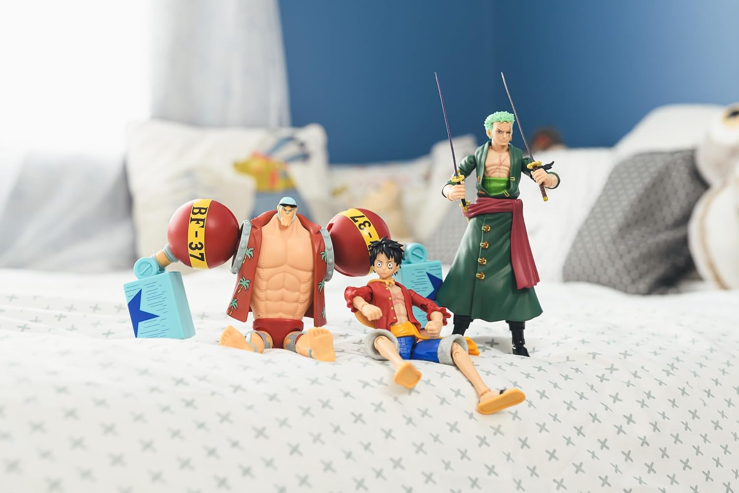 BANDAI Anime Heroes One Piece — Figurine Franky 17 cm – Image 3