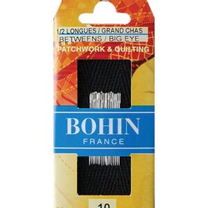 BOHIN — Aiguilles à courtepointe n°10 grand chas x20