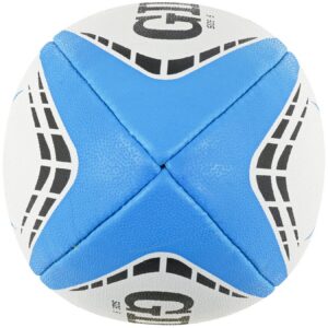 GILBERT G-TR4000 — Ballon d'entraînement de rugby bleu ciel T4