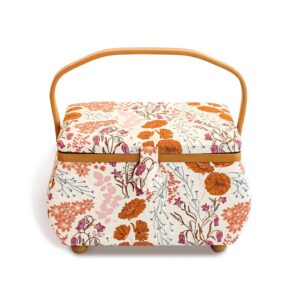 Prym 612069 Panier à Couture Coton Sable 32 x 20,5 x 21 cm