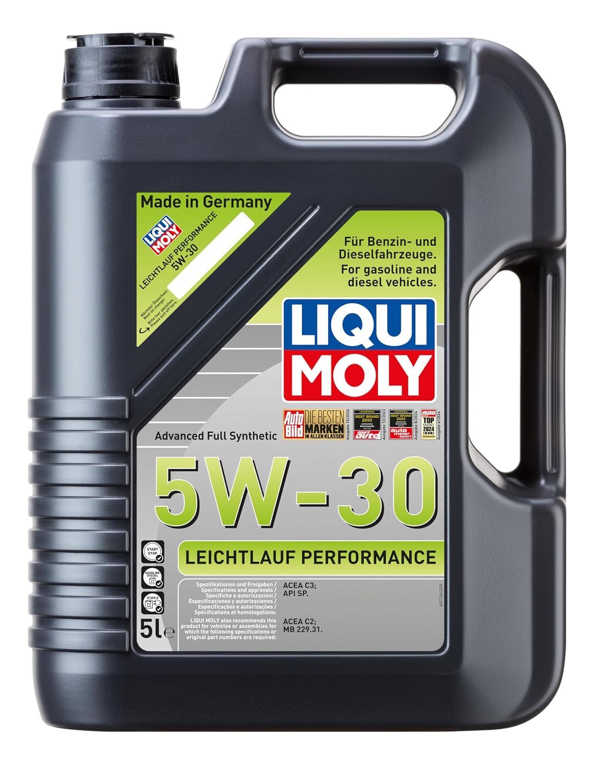 LIQUI MOLY Leichtlauf Performance — Huile moteur 5W-30 5 L