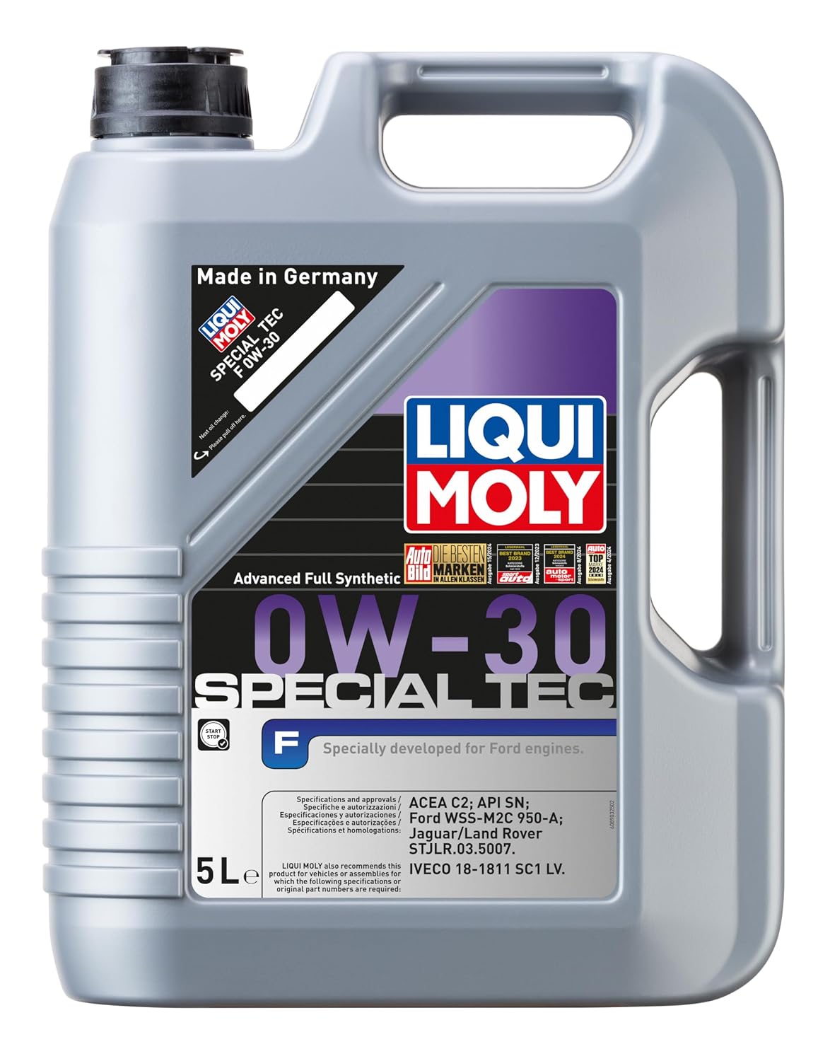 LIQUI MOLY Special Tec F — Huile moteur 0W-30 5 L