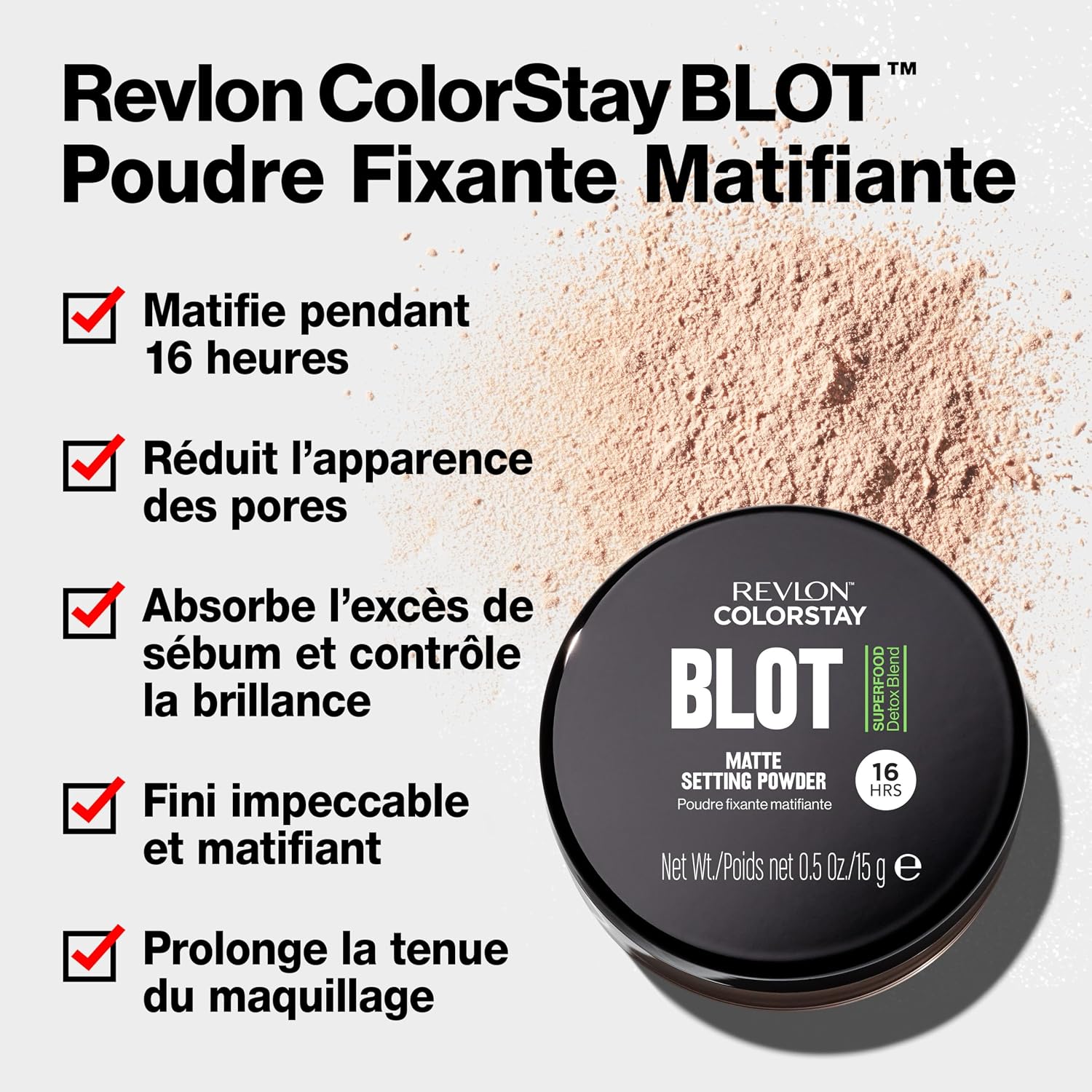 REVLON ColorStay — Poudre matifiante fixatrice 14 g – Image 2
