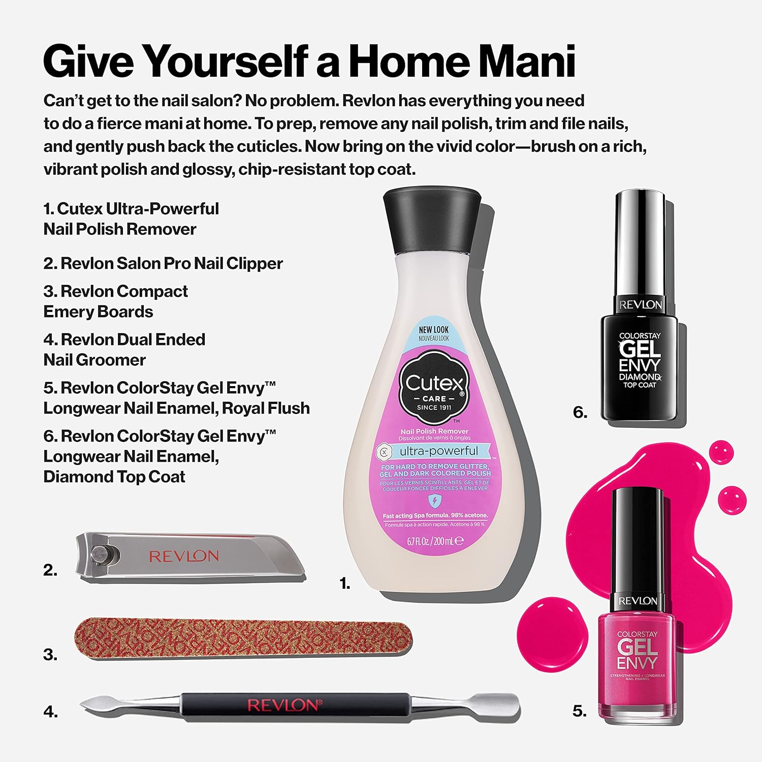 REVLON ColorStay — Top coat vernis à ongles Diamond Gel Envy – Image 7