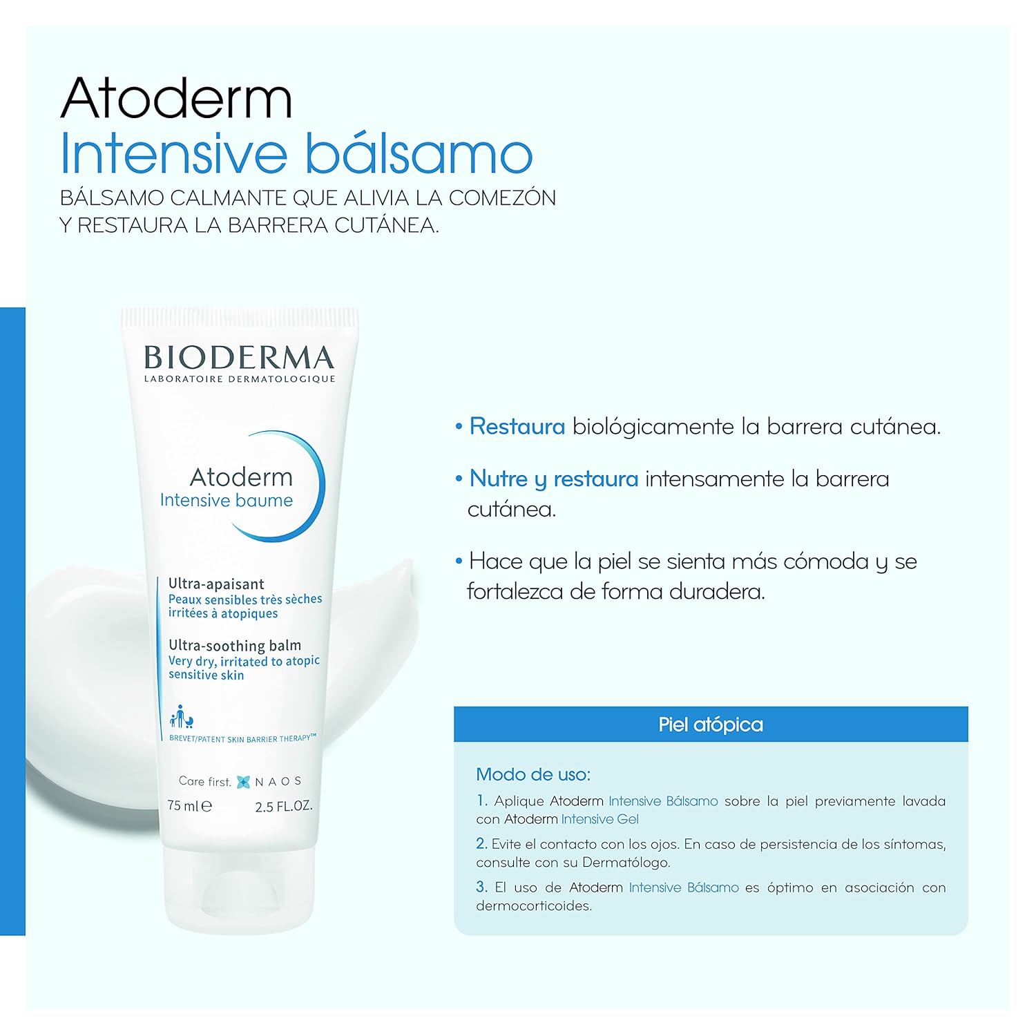 ATODERM Intensive Baume — Baume hydratant 75 ml