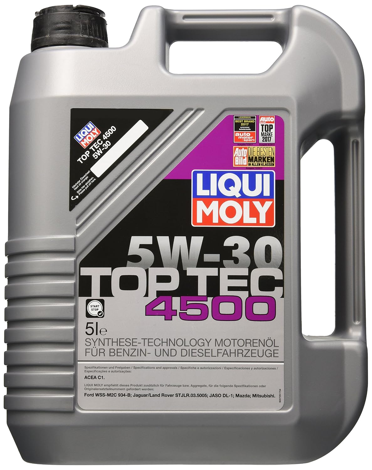 LIQUI MOLY Top Tec 4500 — Huile moteur 5W-30 5 L
