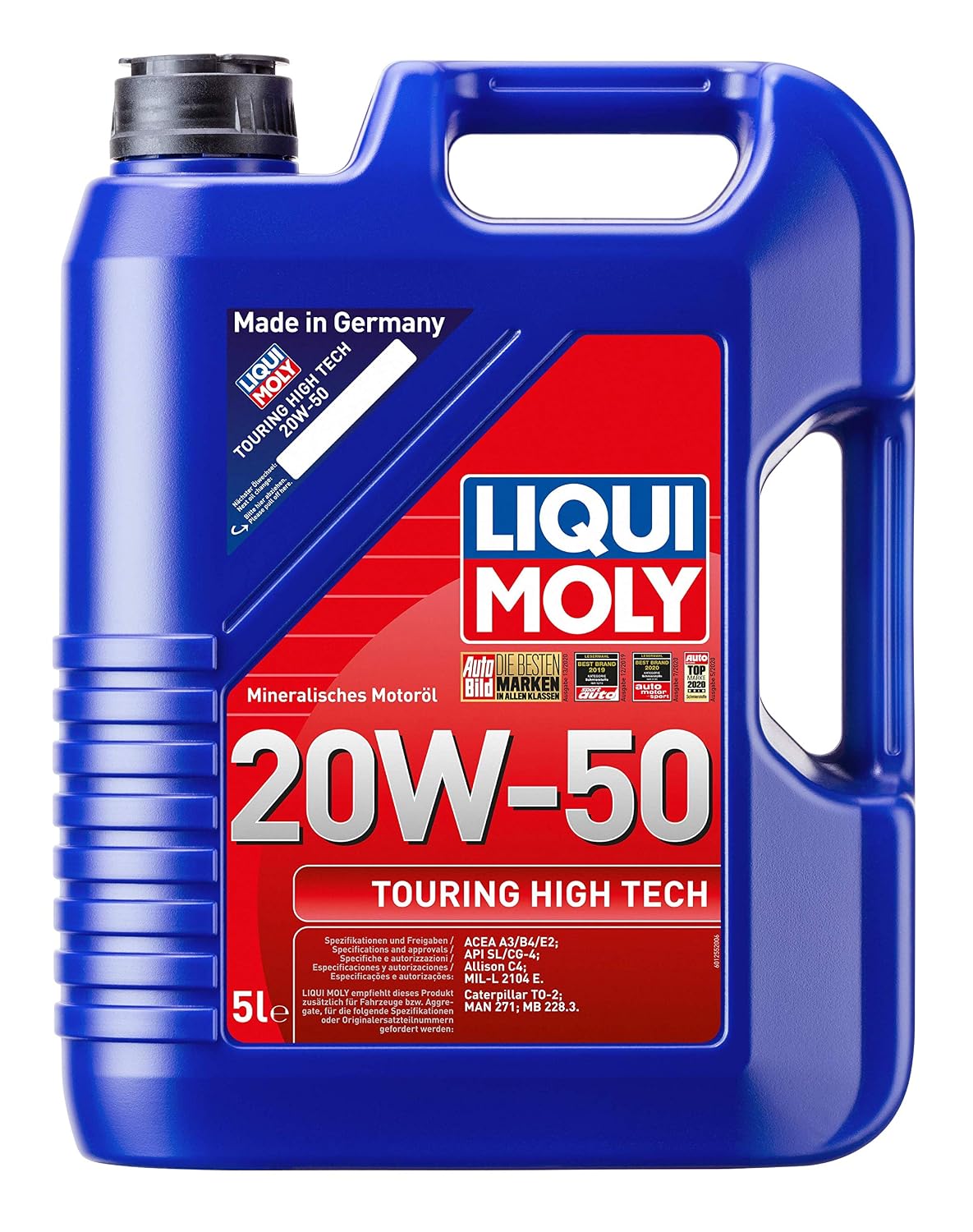 LIQUI MOLY Touring High Tech — Huile moteur 20W-50 5 L