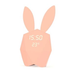 Alternative view of MOB Cutty Clock Connect — Réveil connecté lapin rose
