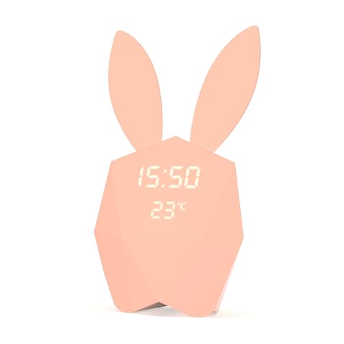 MOB Cutty Clock Connect — Réveil connecté lapin rose – Image 2