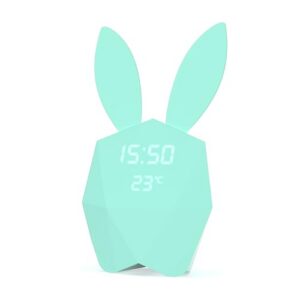 Alternative view of MOB Cutie Clock Connect — Réveil connecté veilleuse turquoise