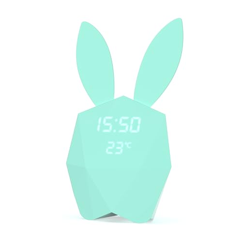 MOB Cutie Clock Connect — Réveil connecté veilleuse turquoise – Image 2