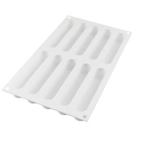 SILIKOMART Fashion Eclair — Moule en silicone 10 éclairs