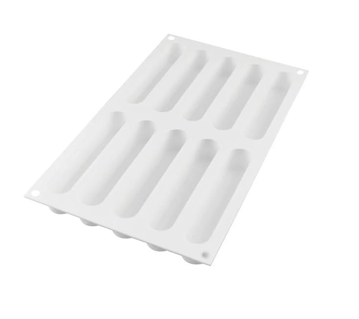 SILIKOMART Fashion Eclair — Moule en silicone 10 éclairs