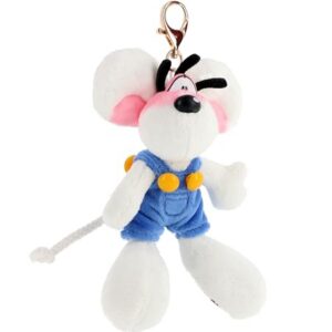 Alternative view of DIDDL — Porte-clés peluche salopette bleue 15 cm