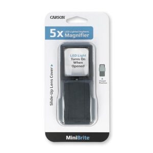 Alternative view of CARSON MiniBrite — Loupe de poche LED 5x