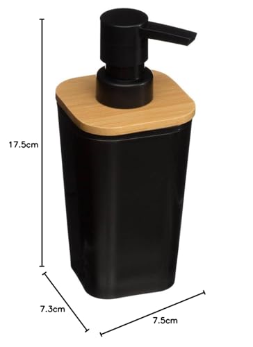 5FIVE Naturéo — Distributeur à Savon 200 ml Noir – Image 2