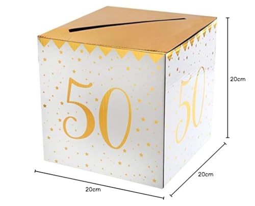 SANTEX — Tirelire métallique Golden 50 ans Taille L – Image 4
