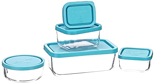 BORMIOLI Frigoverre — Set de 5 Boîtes de Conservation verre – Image 6