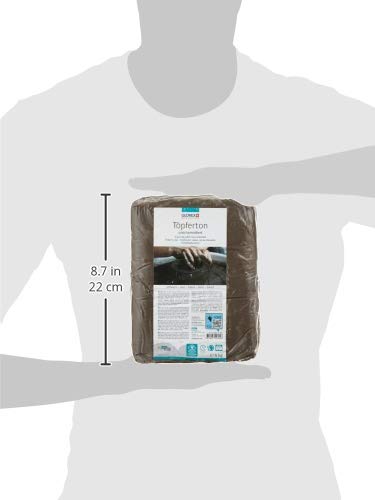 GLOREX Töpler — Argile de poterie noire 5 kg – Image 3