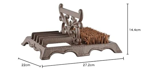 FALLEN FRUITS LH219 — Brosse et raclette pour bottes marron – Image 5