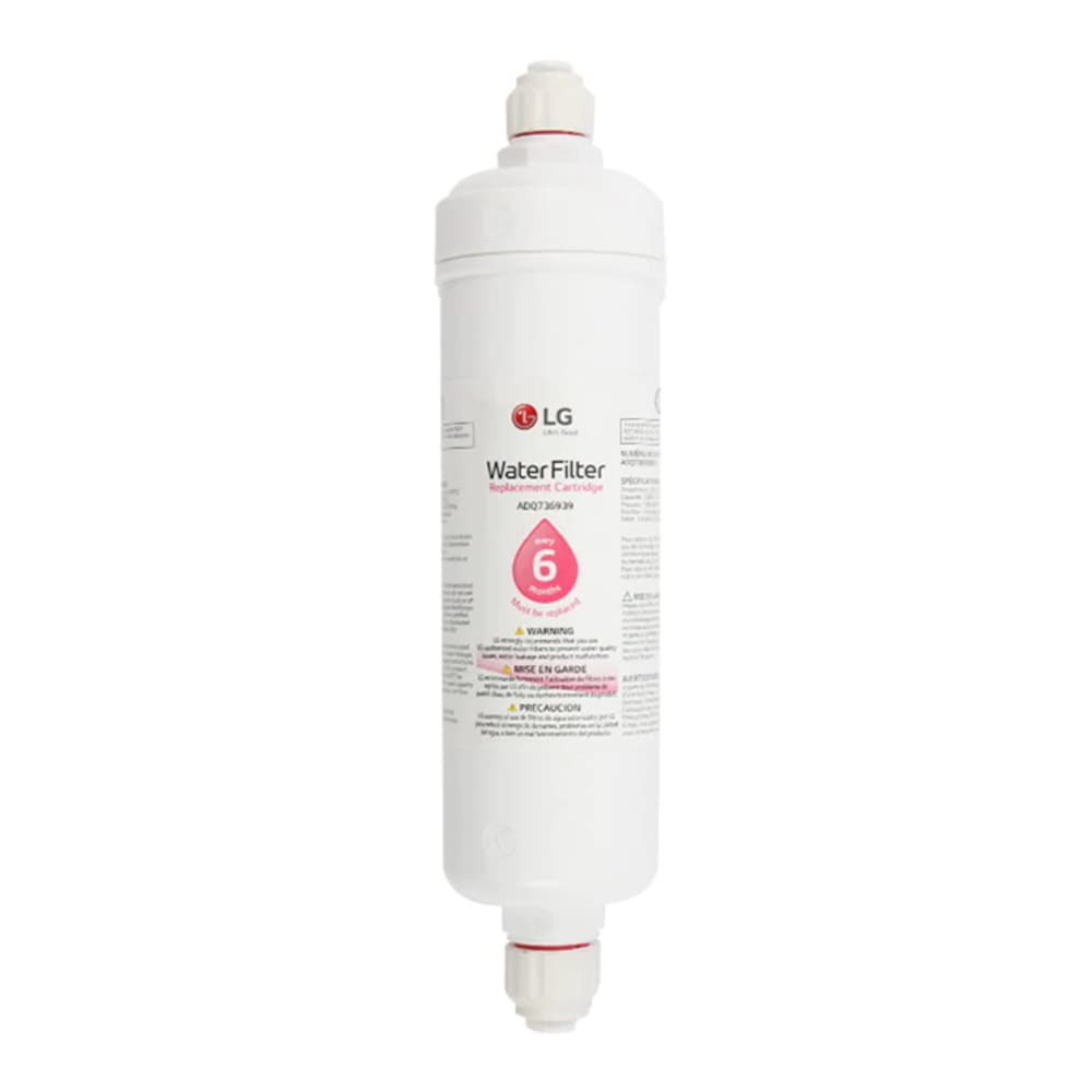 LG ADQ73693901 Cartouche de filtre à eau de réfrigérateur de remplacement "Push Fit Fitting" pour réfrigérateurs Bosch (lot de 3) – Image 14