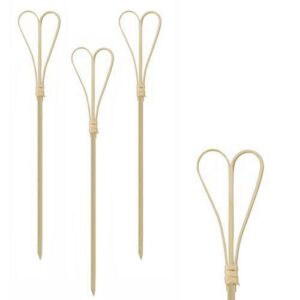 PAPSTAR — 100 brochettes amuse-bouches 18 cm « Heart »