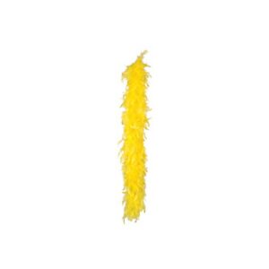 — Boa en plumes jaune 180 cm