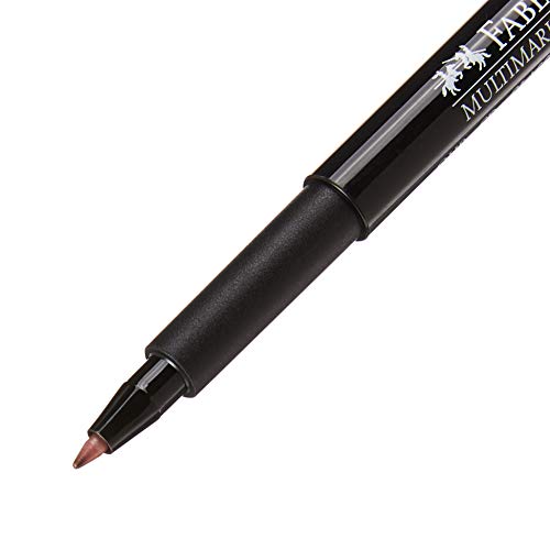 FABER-CASTELL Marqueur permanent MULTIMARK, 513 F, rouge – Image 17