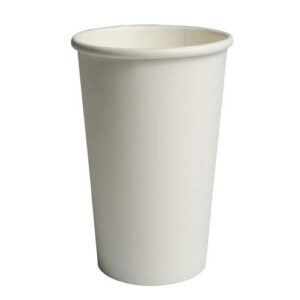 PAPSTAR — Lot de 50 gobelets carton blancs à emporter 40 cl