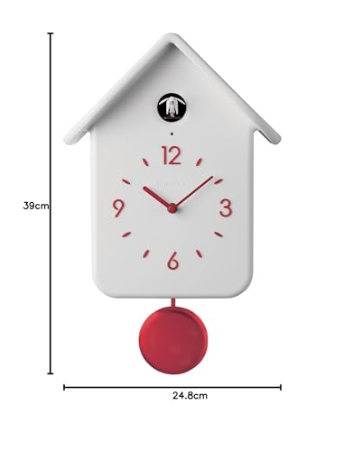 GUZZINI Home — Horloge Coucou Blanche 24,8 x 12 x 39 cm – Image 5