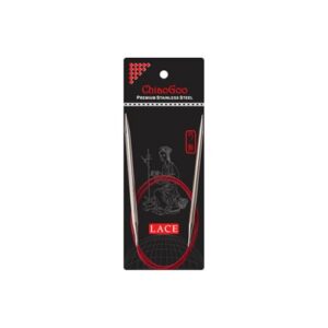CHIAOGOO Red Lace — Aiguille circulaire 60 cm 2,50 mm
