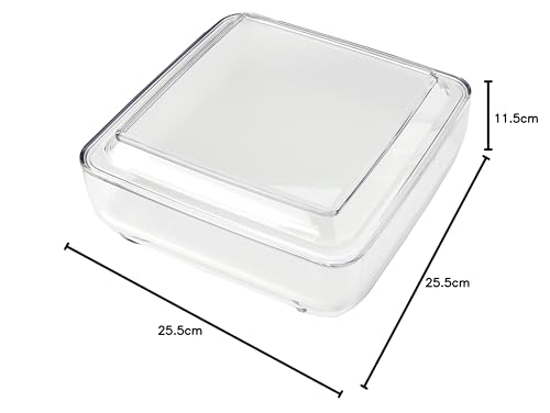GUZZINI Gocce — Cloche à Fromage Carrée 25,5 x 25,5 cm – Image 3