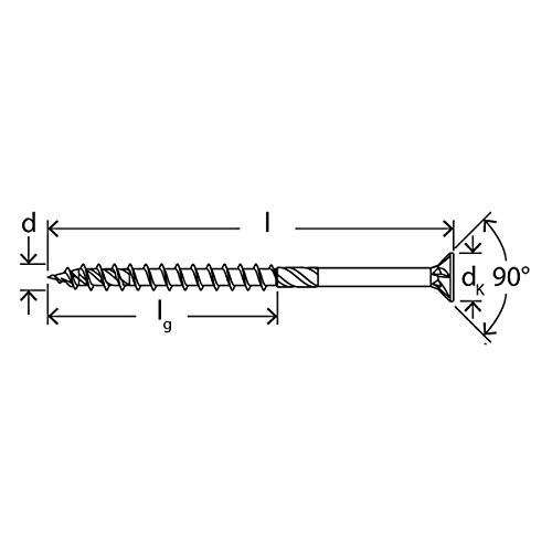FISCHER PowerFast II — Vis à bois 5,0x80 boîte de 200 – Image 7
