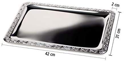 APS SCHÖNER ESSEN — Plateau en acier inoxydable 42 x 31 cm – Image 2