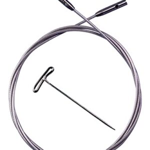 CHIAOGOO SWIV360 — Câble argenté connecteur S 93 cm