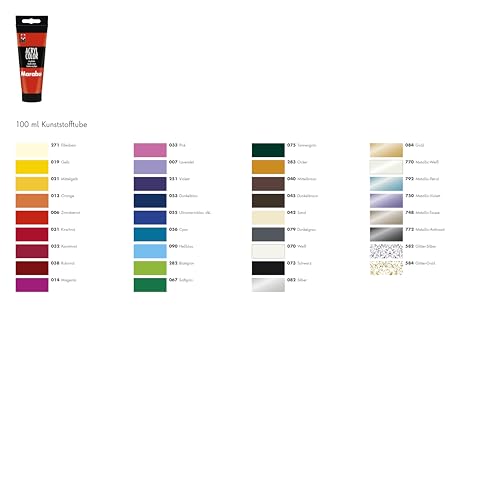 MARABU Acryl Color — Peinture Acrylique Jaune – Image 10