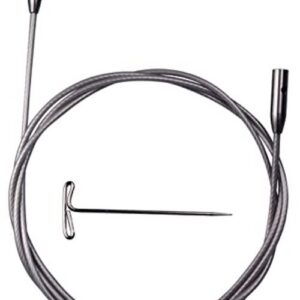 CHIAOGOO SWIV360 — Câble argenté 55 cm taille L