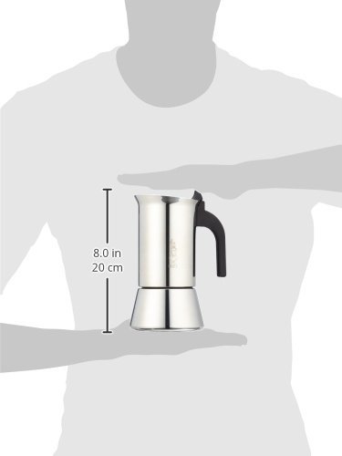 Bialetti Venus Caffettiera in Acciaio Inox, Adatta all'Induzione, Inossidabile, Argento, 6 tasses,0.4L – Image 13