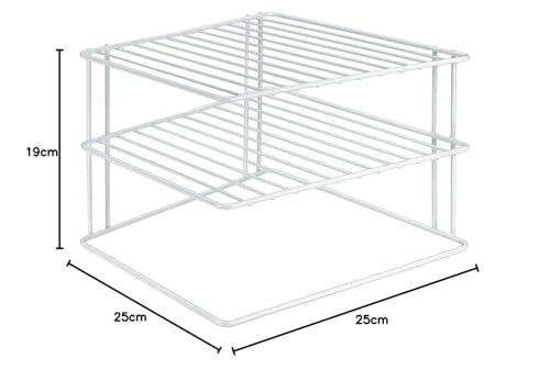 METALTEX — Armoire d'angle 2 niveaux 25 x 25 x 19 cm – Image 11