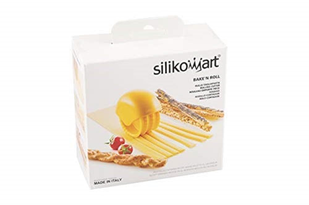SILIKOMART Bake'n'Roll — Rouleau coupe-pâtes jaune – Image 4