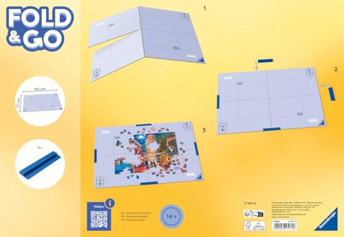 RAVENSBURGER — Plateau pliable pour puzzle jusqu’à 1000 pièces – Image 3