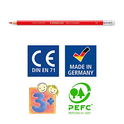 STAEDTLER Noris Erasable — Crayons de couleur gommables 24 pcs – Image 5