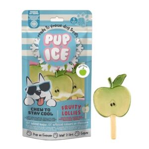 PUP ICE — Sucettes glacées pomme 3 x 90 g