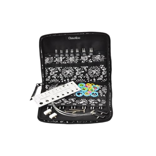 CHIAOGOO Spin — Kit d’aiguilles circulaires bambou 10 cm