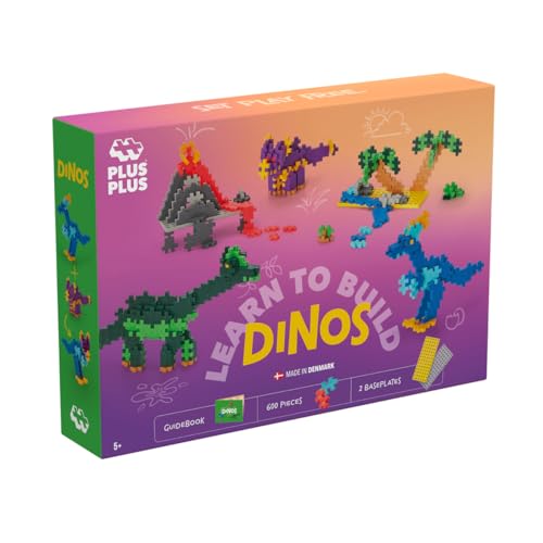 PLUS PLUS — Kit découverte Dinosaures 600 pièces – Image 3