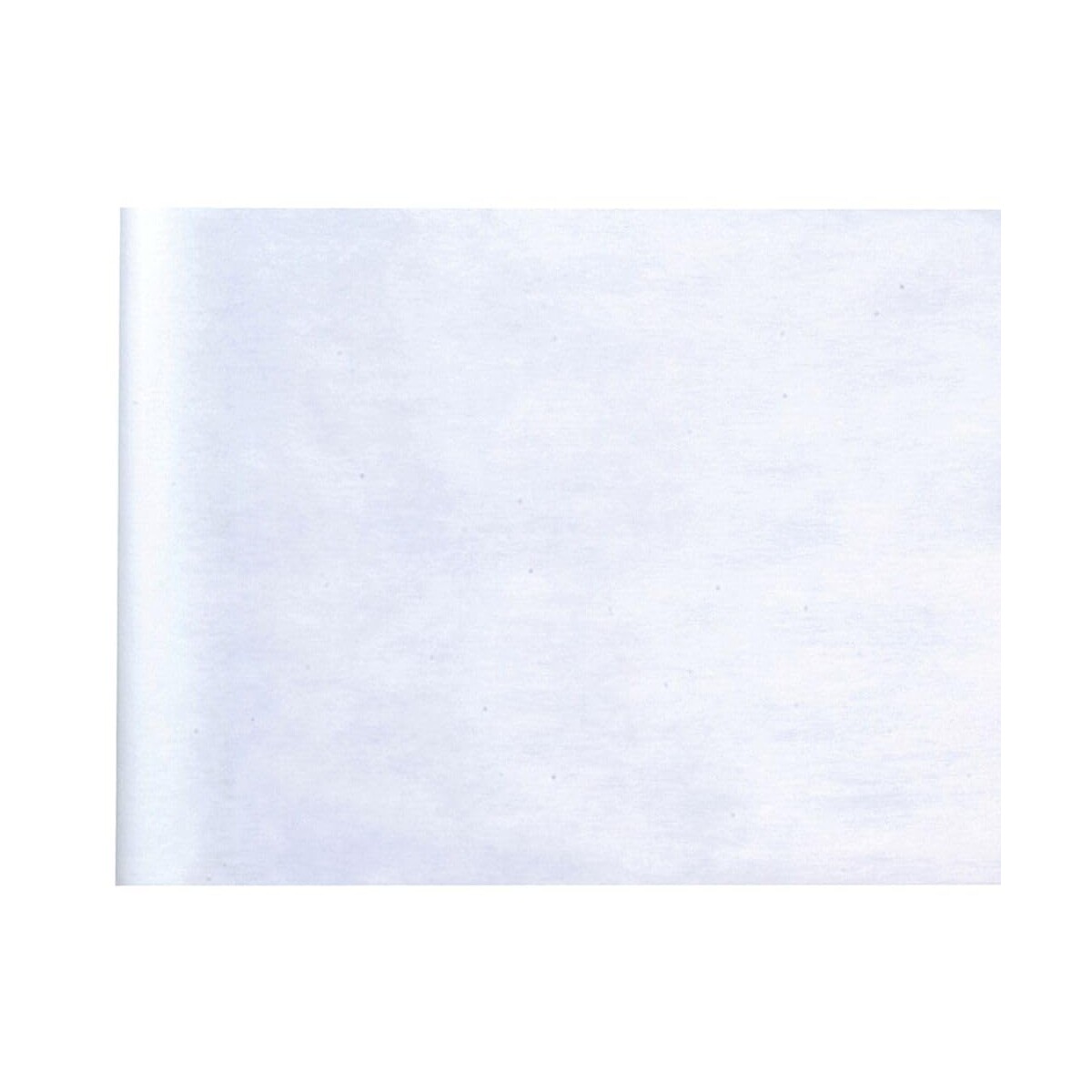 SANTEX — Chemin de table en intissé blanc 30 cm x 25 m