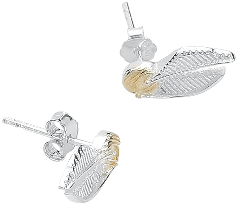 HARRY POTTER — Set de boucles d'oreilles Vif d'Or argentées – Image 2